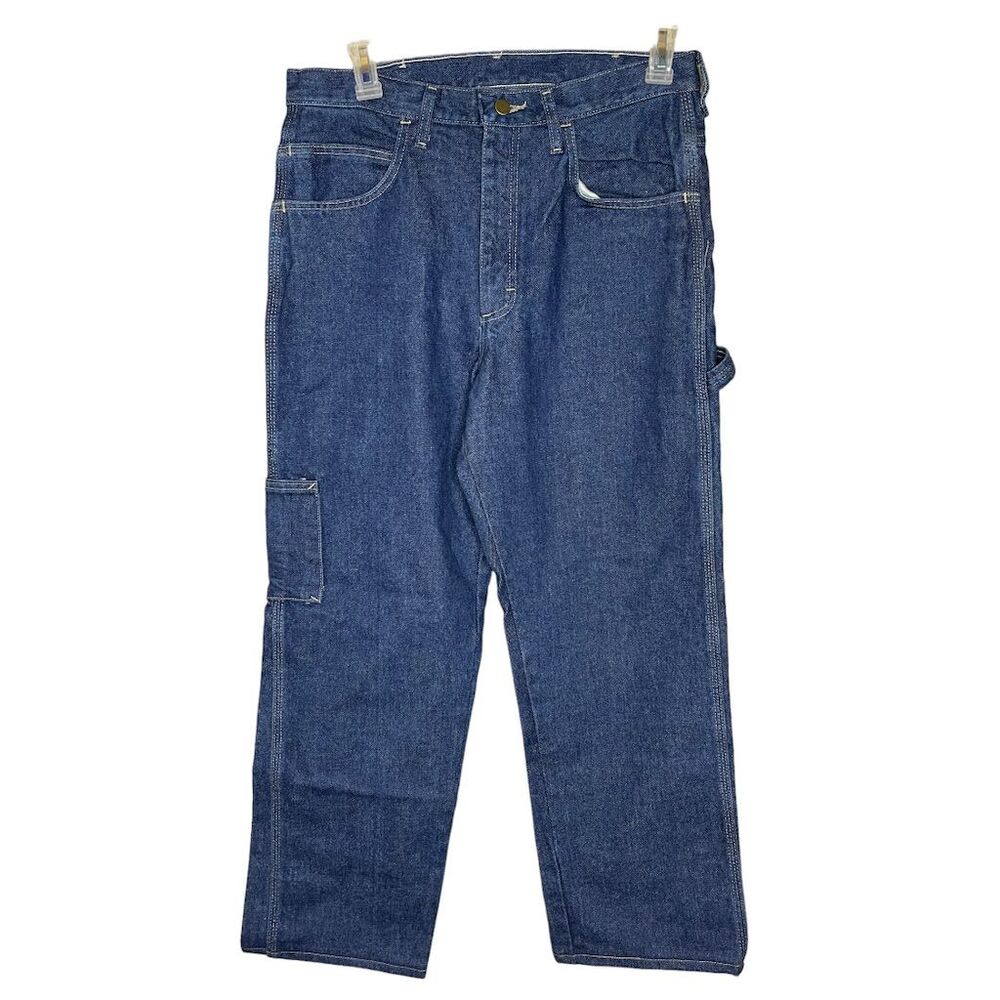 Bulwark Men's Flame-Resistant Heavyweight Denim Work Jeans Blue Size 34 NWT